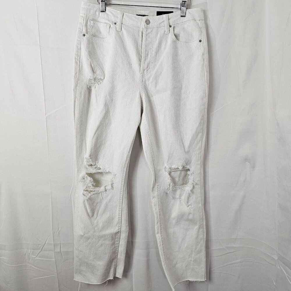 NWT Wild Fable Jeans Womens 12/27 Super High Rise Slim Straight Denim Stretch